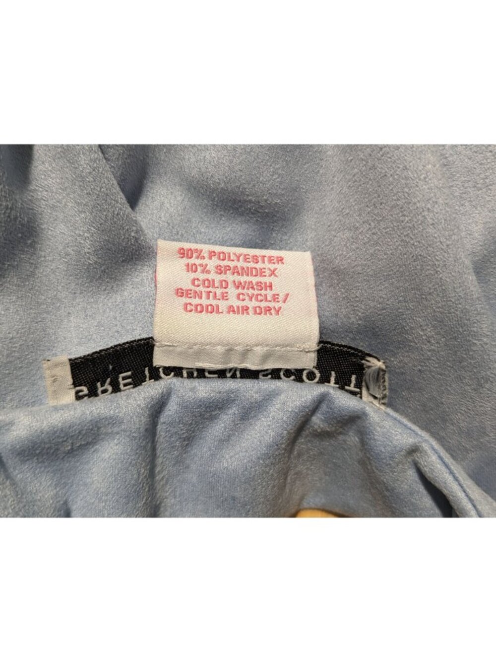 Gretchen Scott long sleeve blue faux suede waterfall open cardigan S - Picture 5 of 7